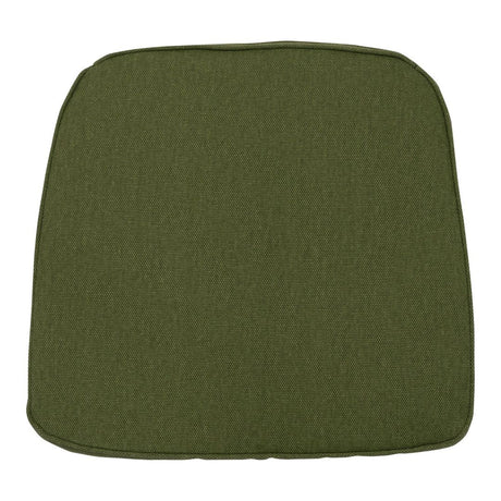 Cuscino da esterno per seduta 48x48cm sagomato colore verde.
