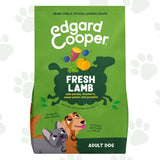 Confezione da 12 kg di crocchette Edgar&Cooper con agnello fresco per cani.