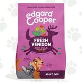 Confezione da 2,5 kg di crocchette Edgar&Cooper con cervo e anatra per cani.