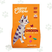 Confezione di crocchette per gatto da 2 kg di Edgar&Cooper con pollo fresco.
