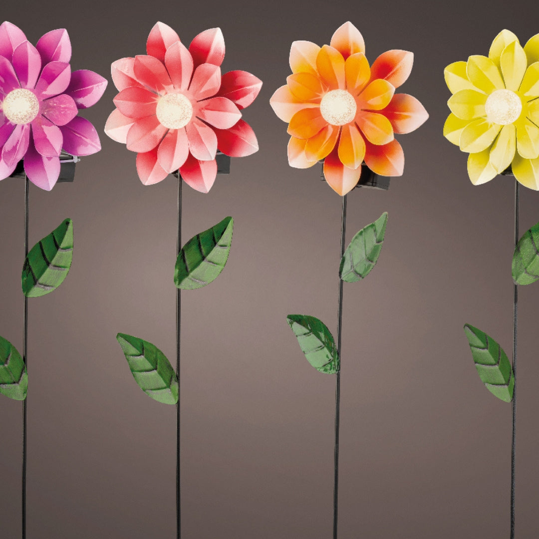 Fiori colorati luminosi - Lampadine da esterno