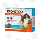 Confezione FrontPro di compresse antiparassitarie per cani 10-25kg.