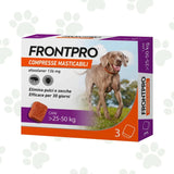 Confezione FrontPro di compresse antiparassitarie per cani 25-50kg.