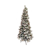 Albero di Natale innevato con pigne Oregon