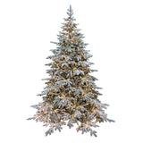 Albero di Natale innevato con LED Peak