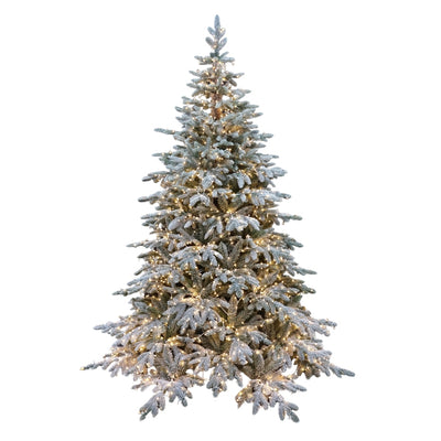 Albero di Natale innevato con LED Peak