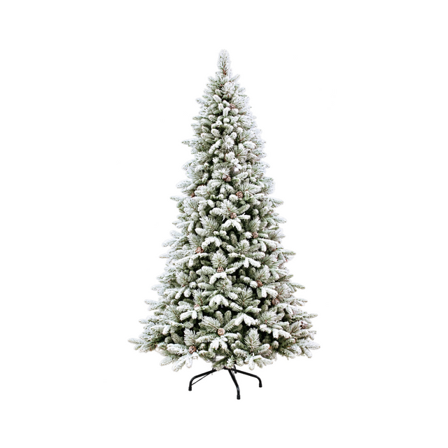 Albero di Natale innevato con pigne Tucson