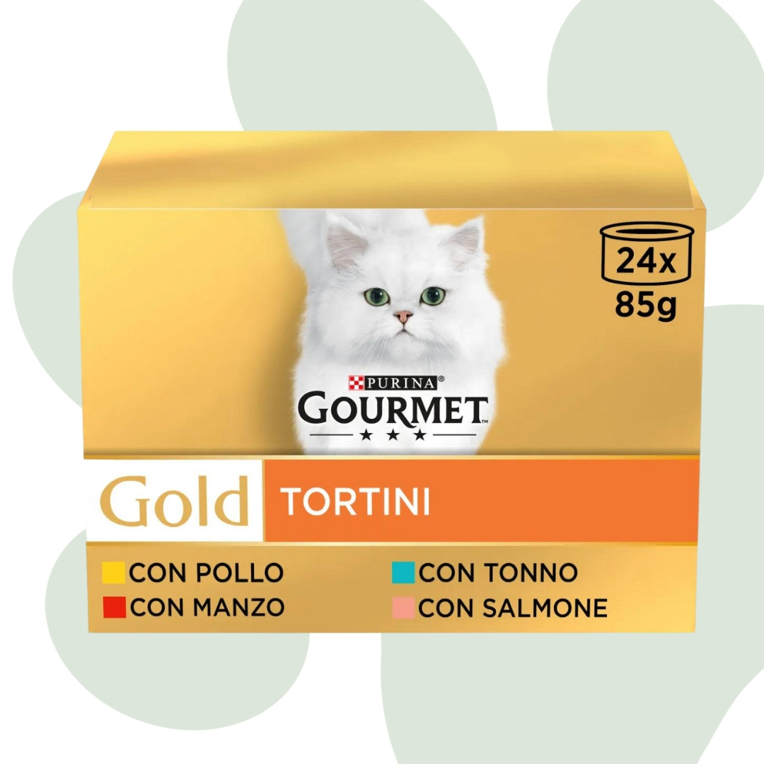 Gourmet Gold multipack tortini - Cibo per gatti 24 pezzi