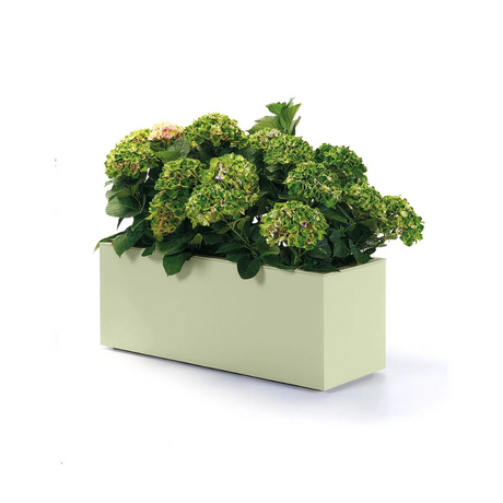 Kebe Greener 100 cm - Vaso rettangolare con ruote