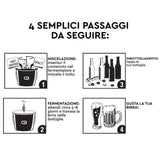 Passaggi per birrificazione artigianale di birra IPA.