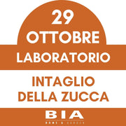 Intaglio della zucca - 29 Ottobre 2025 - Laboratorio bambini