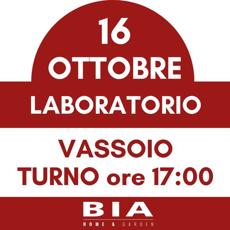 Vassoio per Babbo Natale - 16 Ottobre 2025 - Laboratorio bambini