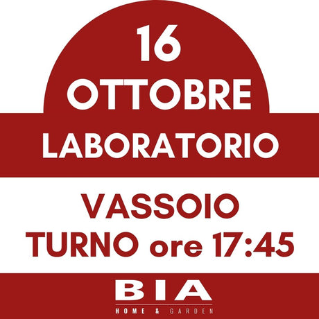 Vassoio per Babbo Natale - 16 Ottobre 2025 - Laboratorio bambini