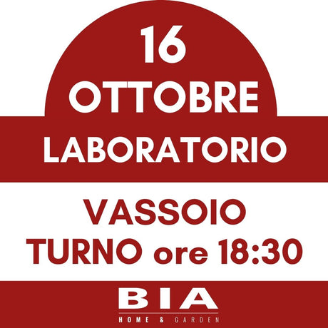 Vassoio per Babbo Natale - 16 Ottobre 2025 - Laboratorio bambini