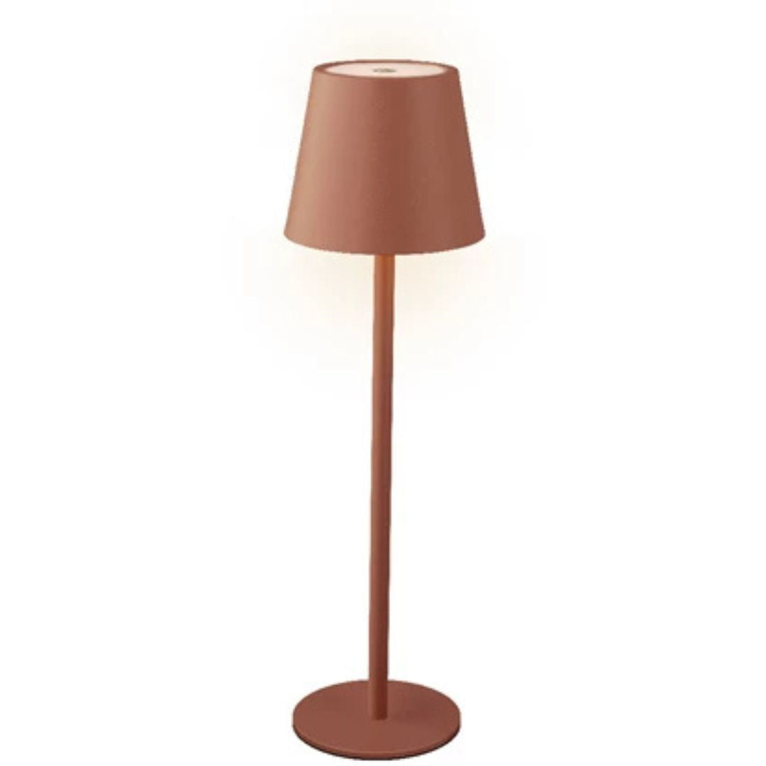 Lampada da tavolo ricaricabile in metallo