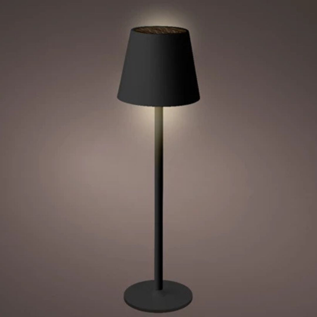 Lampada da tavolo solare in metallo – Design moderno da esterno