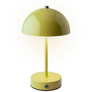 Lampada da tavolo ricaricabile in metallo – Design rotondo con dimmer