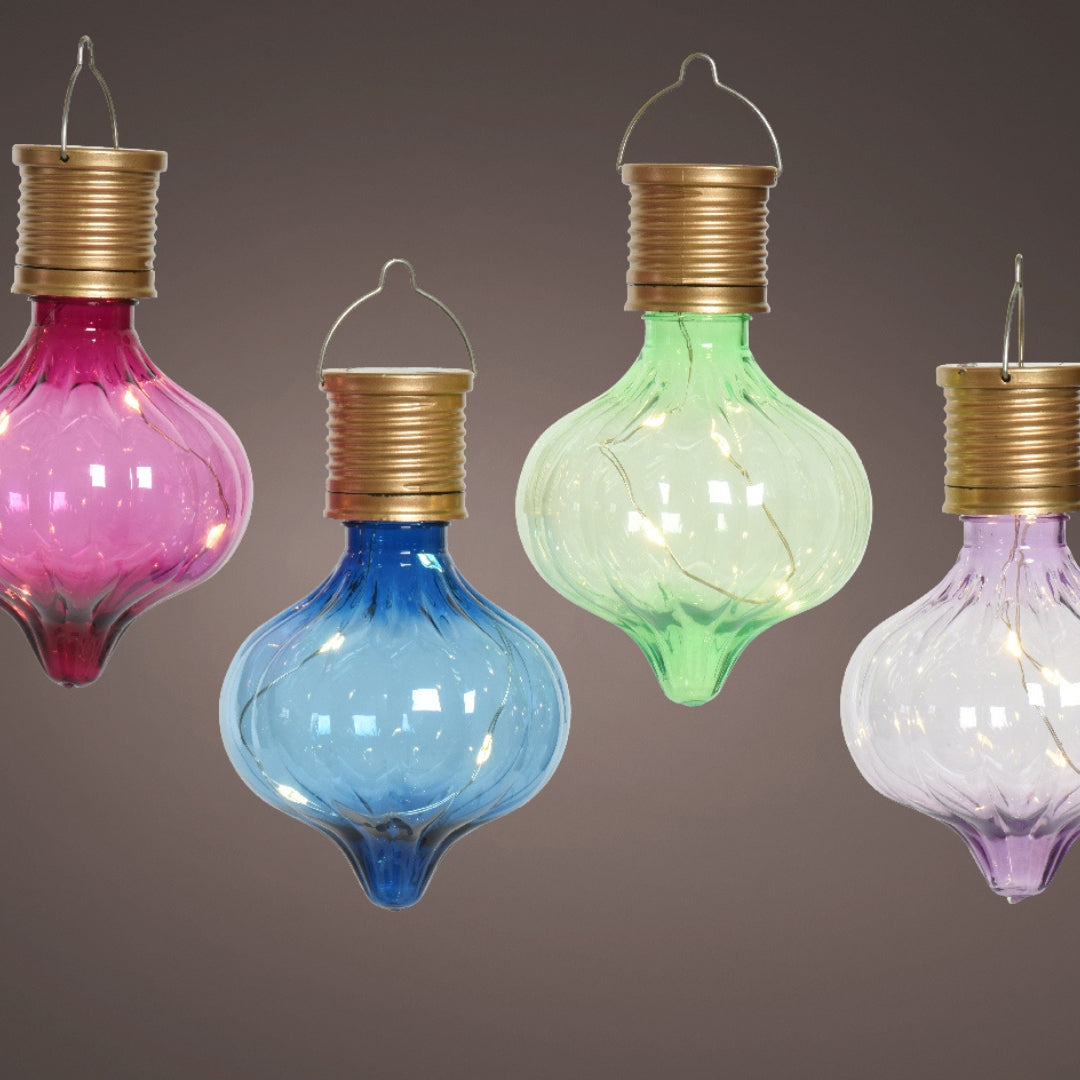 Lampadine solari con bulbo multicolor - Lampade da esterno