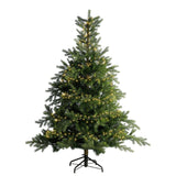 Luci LED effetto sparkle applicate a un albero di Natale.