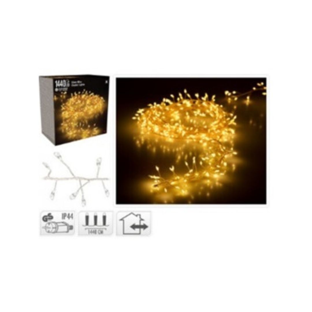 Luci natalizie cluster metal micro LED