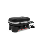 Barbecue elettrico Weber Lumin Compact nero in vista angolare laterale
