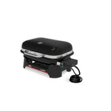 Barbecue elettrico Weber Lumin Compact nero in vista tre quarti