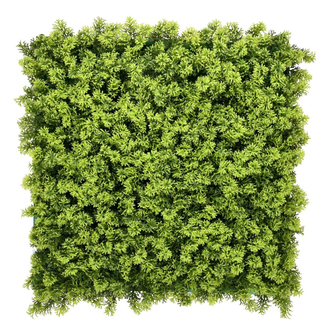 Mattonella verde di lichene artificiale 50x50cm.