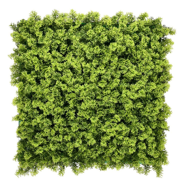 Mattonella verde di lichene artificiale 50x50cm.