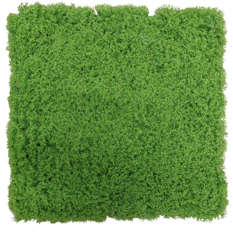 Mattonella di muschio sintetico 50x50 cm verde.