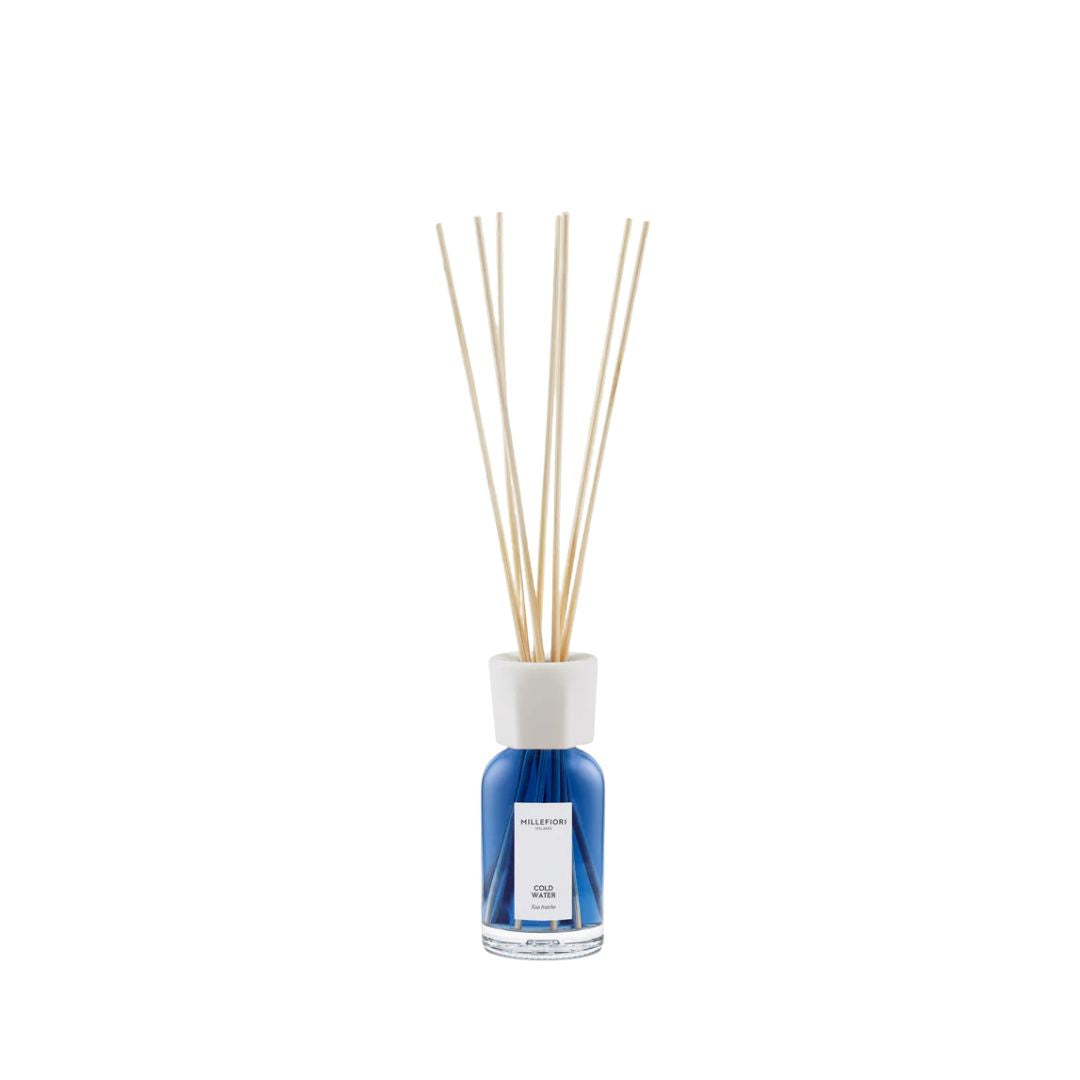Diffusore con bastoncini per ambiente Millefiori profumazione Cold Water 100ml.