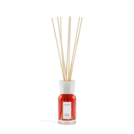 Diffusore con bastoncini per ambiente Millefiori profumazione Mela & Cannella 100ml.