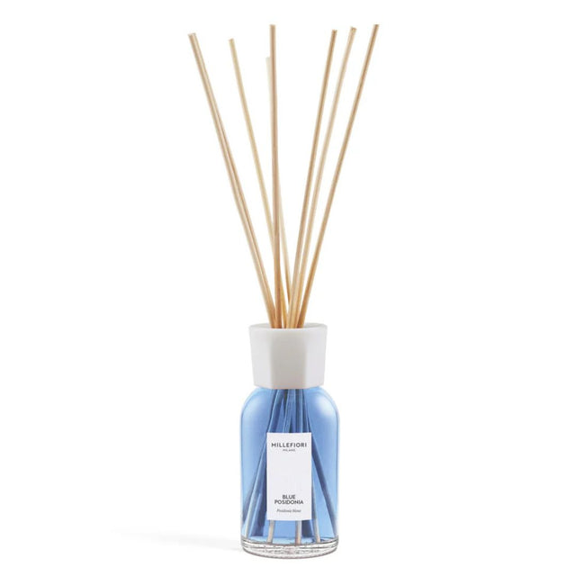 Diffusore con bastoncini per ambiente Millefiori profumazione Blue Posidonia 250ml.