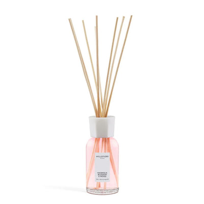 Diffusore con bastoncini per ambiente Millefiori profumazione Magnolia Blossom & Wood 250ml.