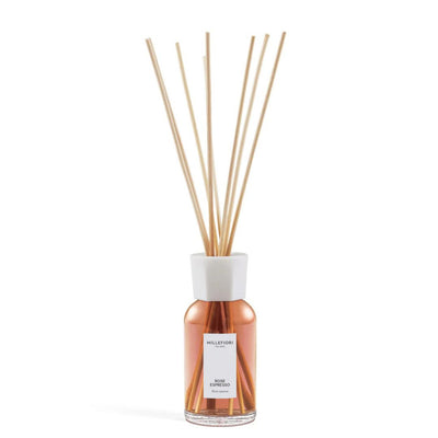 Diffusore con bastoncini per ambiente Millefiori profumazione Rose Espresso 250ml.