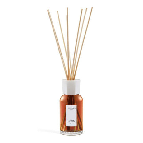 Diffusore con bastoncini per ambiente Millefiori profumazione Vanilla&Wood 250ml.