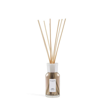 Diffusore con bastoncini per ambiente Millefiori profumazione Ambra Minerale 250ml.