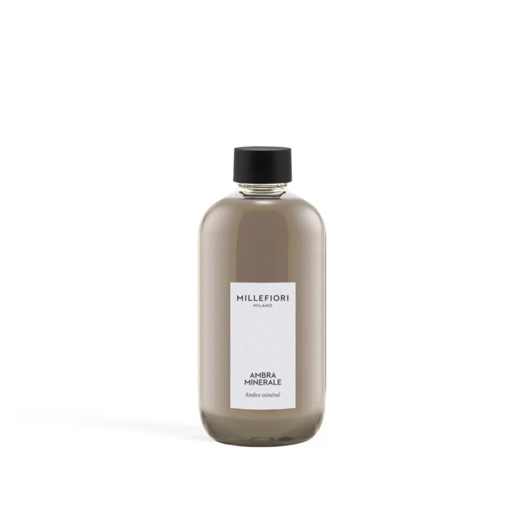 Ricarica diffusore per ambiente Millefiori profumazione Ambra Minerale 250ml.