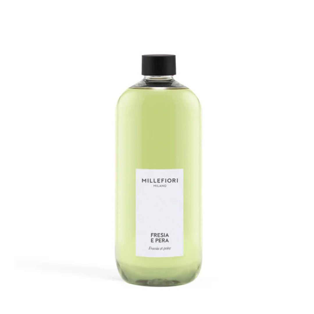 Ricarica diffusore Millefiori profumazione Fresia e Pera 500ml.