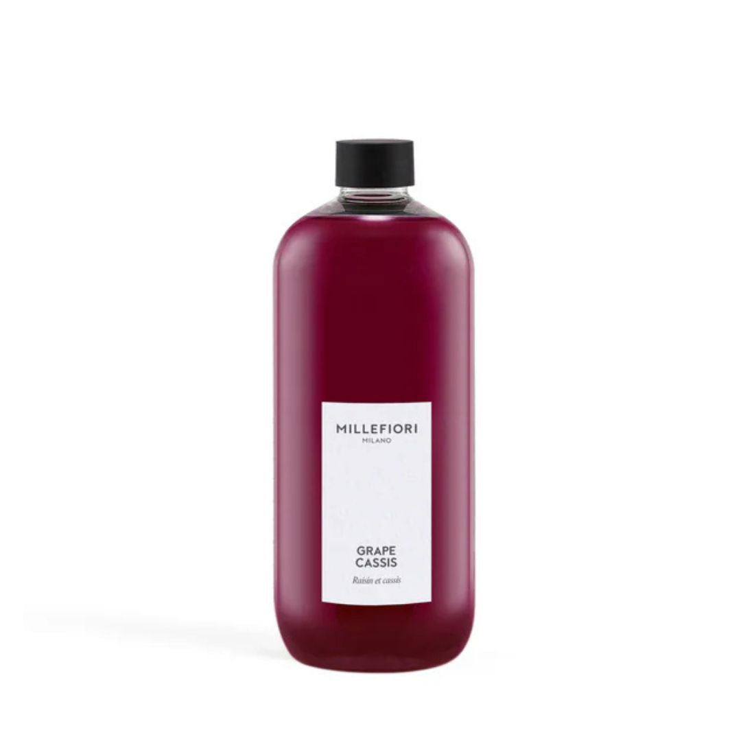 Ricarica per diffusore Millefiori profumazione Grape Cassis 500ml.