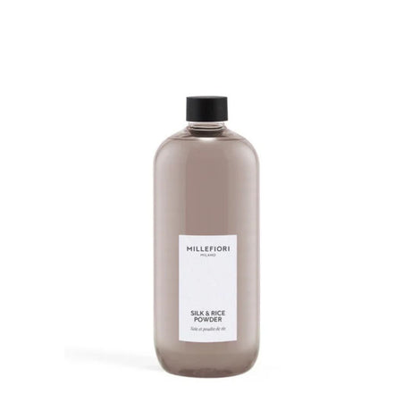 Ricarica per diffusore Millefiori profumazione Silk & Rice Powder 500ml.