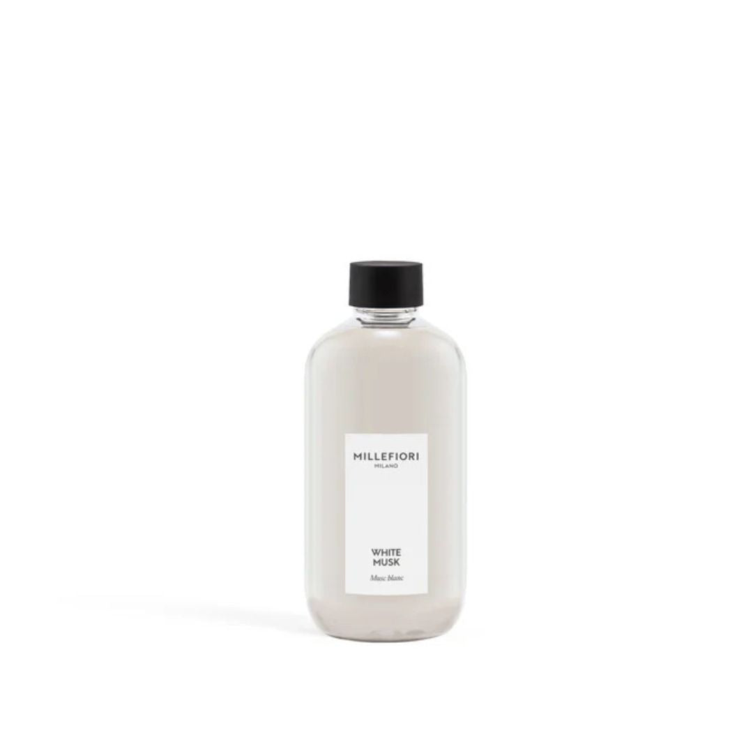 Ricarica per diffusore Millefiori profumazione White Musk 250ml.