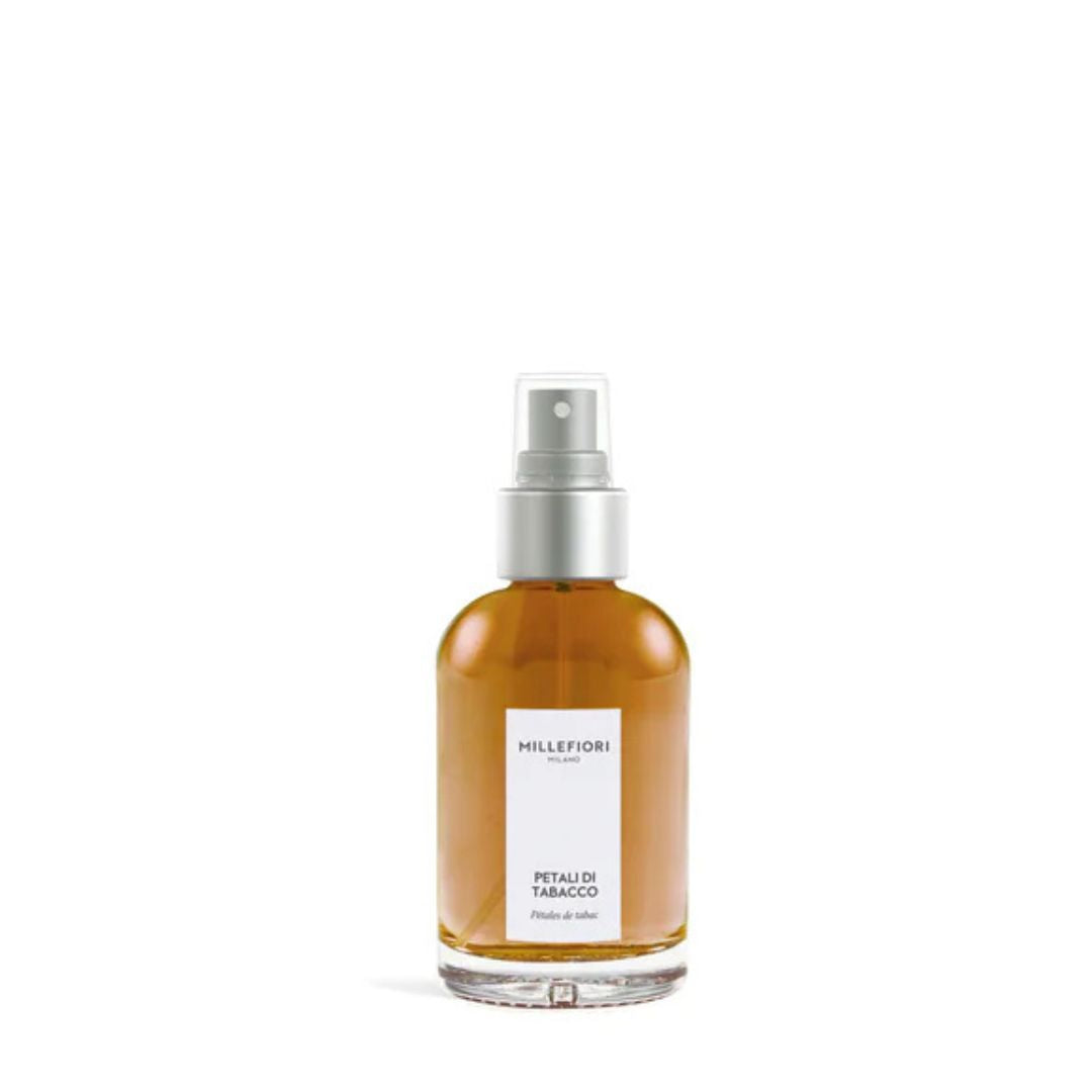 Spray per ambiente Millefiori profumazione Petali di Tabacco 100ml.