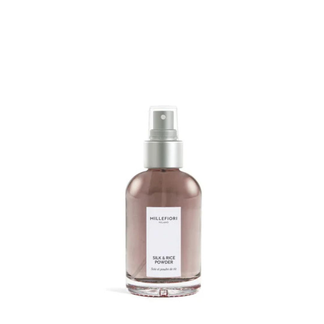 Spray per ambiente Millefiori profumazione Silk & Rice Powder 100ml.