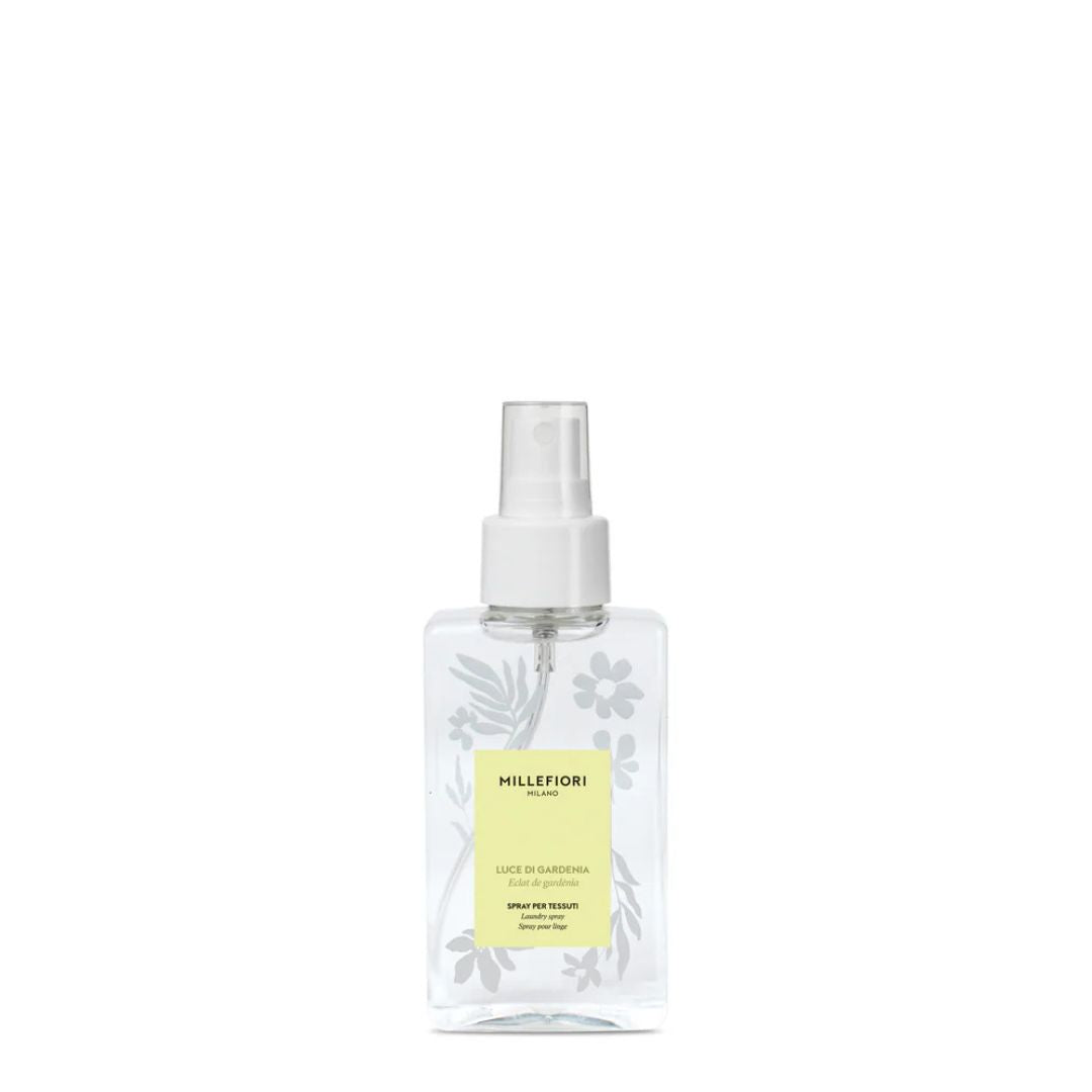Spray per tessuti Millefiori 100 ml fragranza Luce di Gardenia.