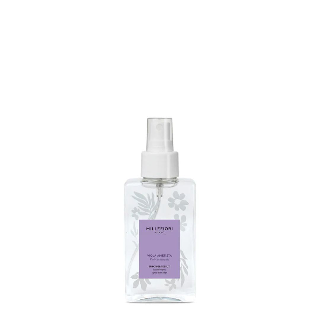 Spray per tessuti Millefiori 100 ml fragranza Viola Ametista.