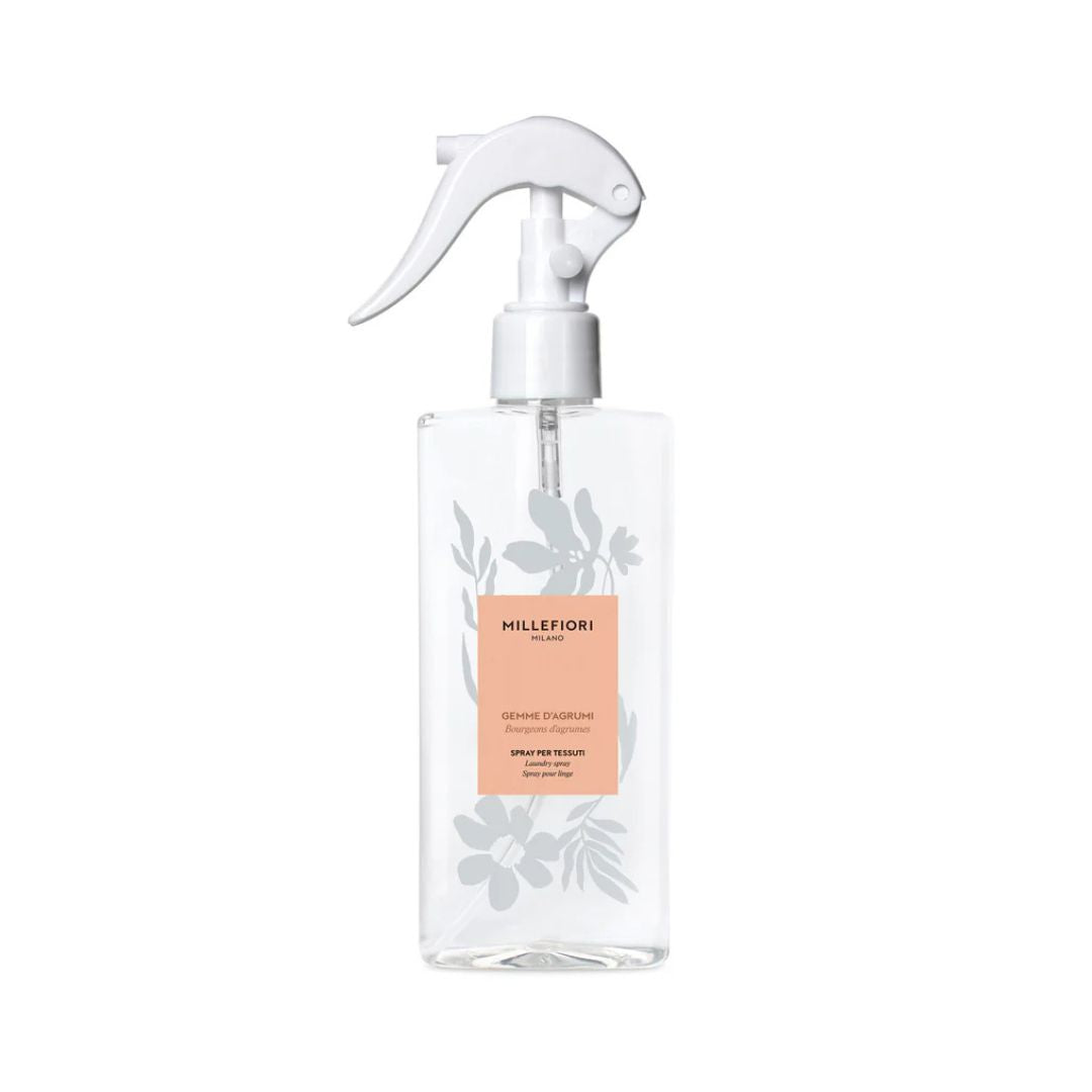 Spray per tessuti Millefiori 200 ml fragranza Gemme d'Agrumi.