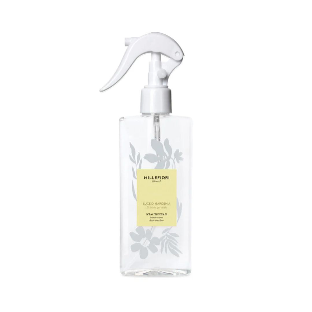 Spray per tessuti Millefiori 200 ml fragranza Luce di Gardenia.