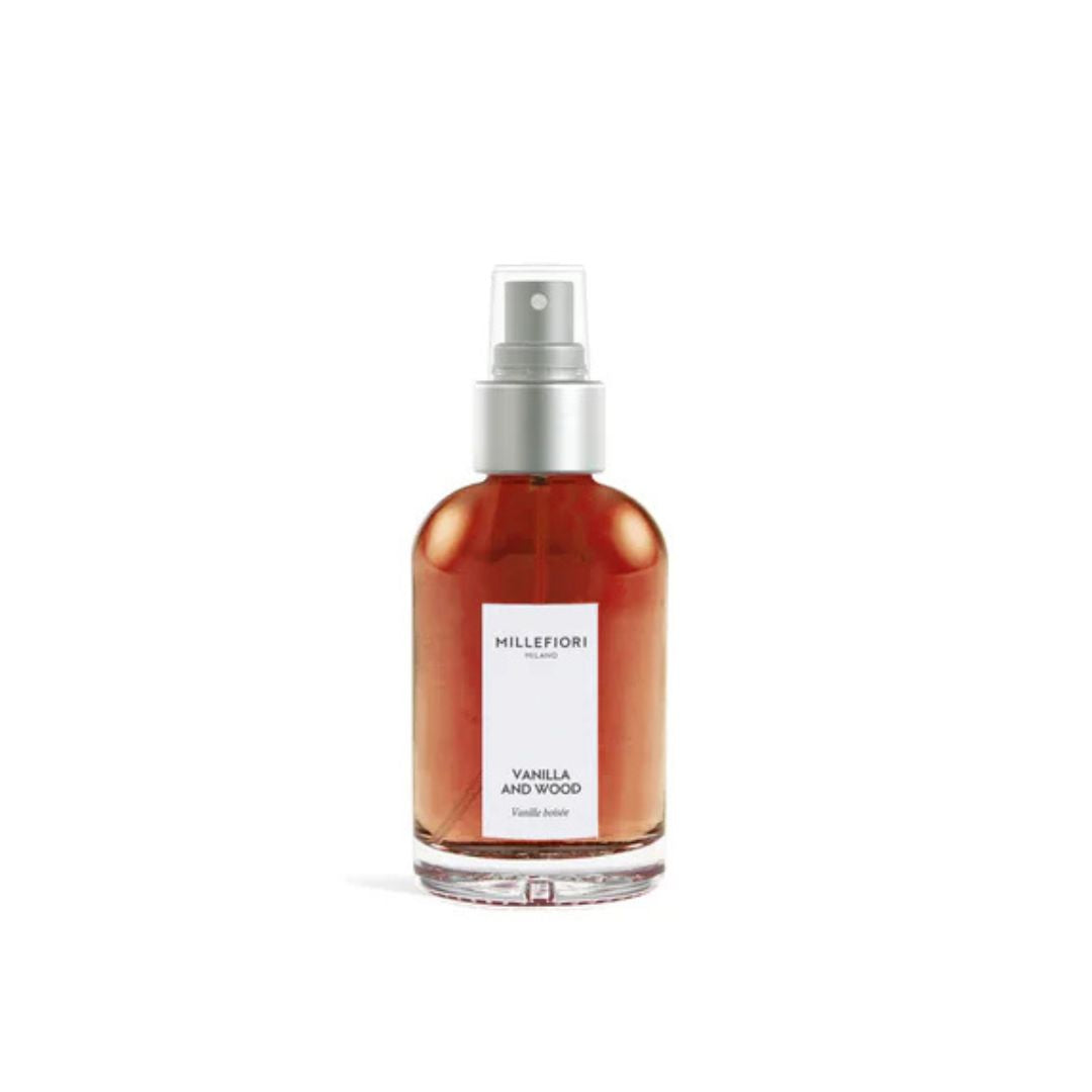 Spray per ambiente Millefiori profumazione Vanilla&Wood 100ml.