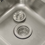Modulo cucina con lavello in alluminio  60X60X100