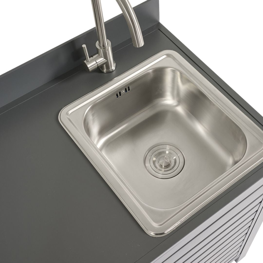 Modulo cucina con lavello 90X60X100